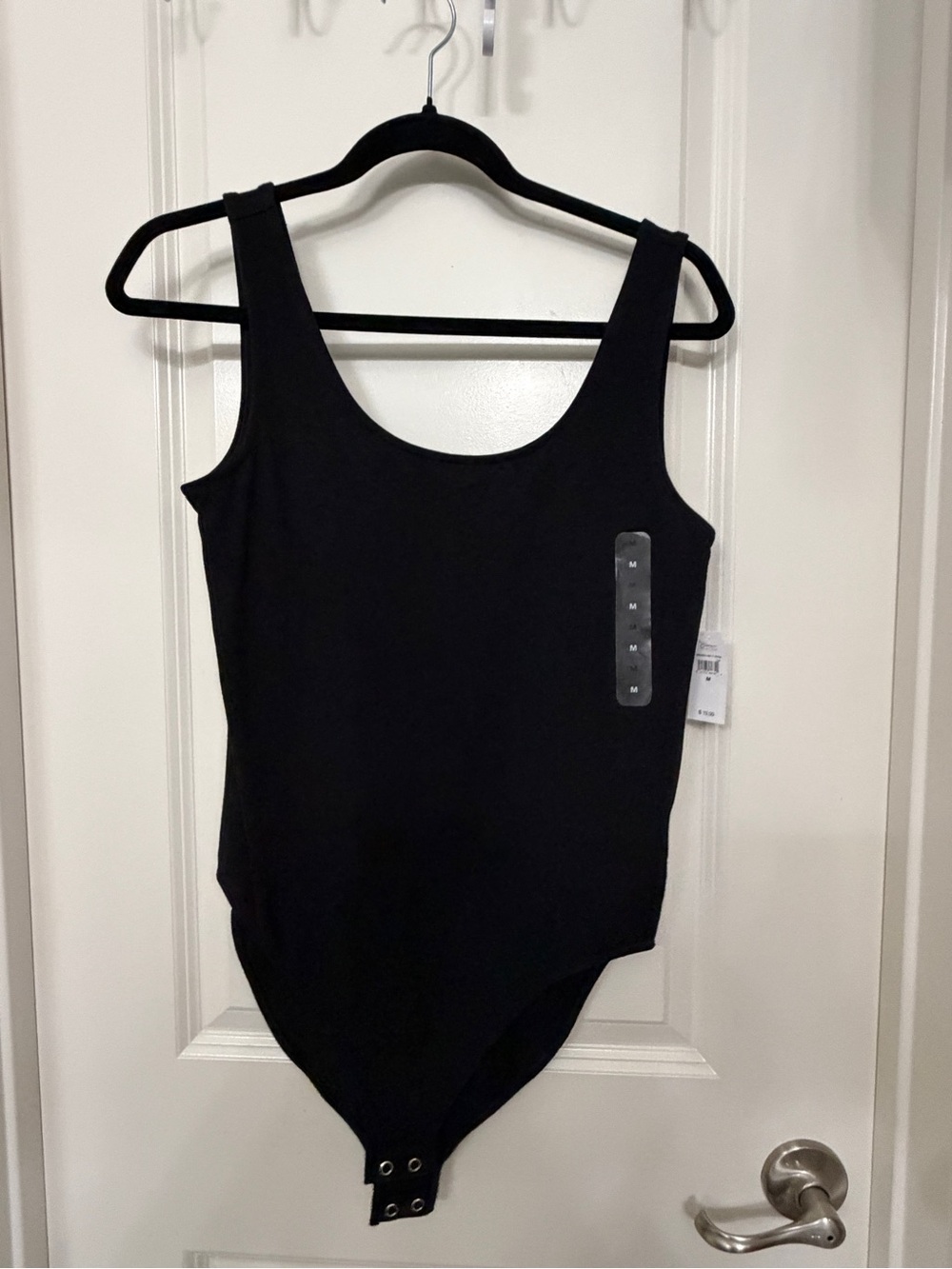 GAP Black Scoop-Neck Stretch Bodysuit